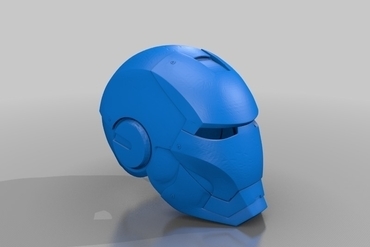 ironman helmet mkiii Fashion costume wearable cosplay convention 3D print model - Mito3D