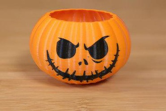 - jack-pumpkin-king-dual-Extrusion Kunst dual-extrusion halloween-Dekoration halloween-Dekor 3d print model - Mito3D