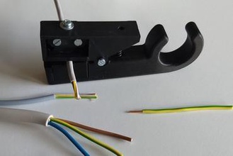 jacketoffv1 maker diy abisolieren abmantel kablo strippen werkzeug ritzen anritzen Puanlama aracı elektrik Tel striptizci knive 3d print model - Mito3D