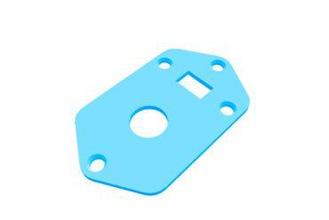 jaguar switch plate cobain style toggle other fender 3d print model - Mito3D