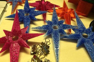 jane étoiles art les fêtes de noël 3d print model - Mito3D