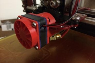 jd mm2 j-head barrel fan duct 3d printer parts enhancements 3d print model - Mito3D