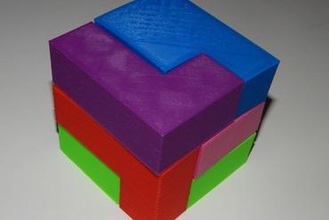 jmch-cube puzzle Impresora 3d de piezas mejoras jmch 3d print model - Mito3D