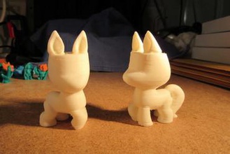joenny pony 3d printer parts enhancements yarn toys glue plastic 3d print model - Mito3D