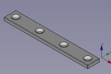 Joint Platten parametrisch Design freecad Maker DIY Teller Schraube 3d print model - Mito3D