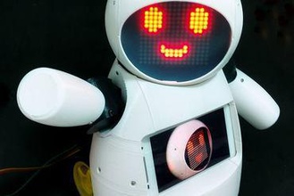 la alegría robot rob da alegria fabricante de bricolaje robo el robótica arduino uno esp8266 electrónica animatronic iot 3d print model - Mito3D
