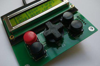 joystick botão laos laser criador de diy knob nintendo controlador interface stick polegar 3d print model - Mito3D