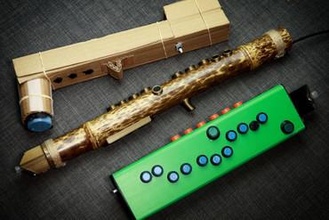 Cliquez bouche pièces souffle capteurs fabricant DIY midi manette instrument musique musical capteur embouchure mélodique 3d print model - Mito3D
