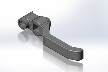 kap kolu plasti montaj par profesörü oldu diğer GS kiltli danismani kol kapı plastik elektrik pano tasarım'da 4 cam 3D print model - Mito3D
