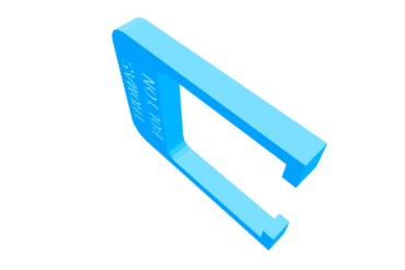 karate belt clip 3d printer parts enhancements ultimaker 3D print model - Mito3D