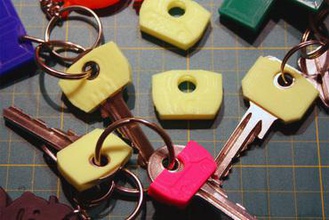 Schlüssel skins - 30doc 7 Tage Ihre home keyring key fob cover 3d print model - Mito3D