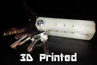 keyholder a moda freecad chave 3d print model - Mito3D