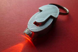 Schlüsselanhänger Licht maker diy 3d print model - Mito3D