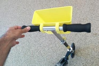 scooter chute cesta de levar a outros kickbike pontapé bicicleta recipiente transportar guiador 3d print model - Mito3D