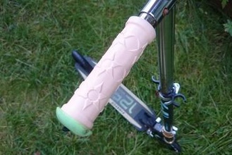 kids bike handlebar grips other grip bicycle kickbike daniel noree ninjaflex tpe 3d print model - Mito3D