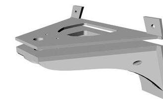 kinect Halterung ipad 3d-Drucker-Teile-Verbesserungen mount Kamera tof 3d print model - Mito3D