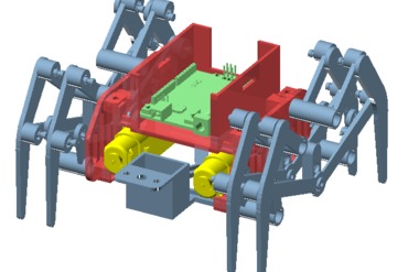 kl 204 octopode spider robot l'istruzione 3D print model - Mito3D