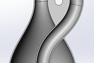 garrafa de klein fácil impressão a arte da matemática 3d print model - Mito3D