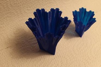 kochvase variation art fractal vase 3d print model - Mito3D