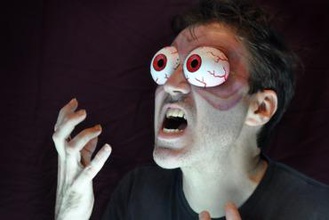 kongo del molestando a los globos oculares otros el traje de halloween ojo globo ocular 3d print model - Mito3D