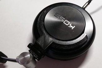 koss prodj100 oreille le support de tasse maker diy casque d'écoute 3d print model - Mito3D