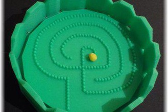 laberinto pequeño juego de pelota Impresora 3d piezas mejoras 3d print model - Mito3D