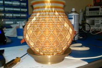 lamp base your home bell3d lampshade shade soldersuckerblog 3d print model - Mito3D