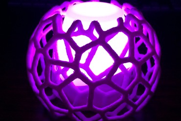 lamp cover your home light voronoi colour pretty present idea awesome 3D print model - Mito3D