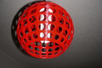 lampshade holes your home lamp lighting 3d print model - Mito3D