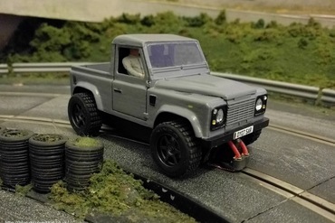 land rover slot cars miniatures defender car scalextric 3D print model - Mito3D
