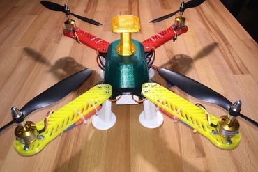 i piedi di appoggio stampabile quadcopter maker fai da te drone multiwii 3d stampabili multicopter 3D print model - Mito3D