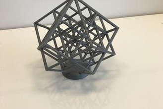 lattice cube torture test other calibration 3d printer 3d print model - Mito3D