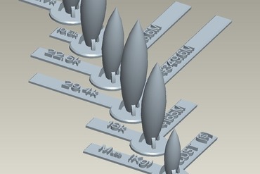 launch vehicle infographic education space rocket 3D print model - Mito3D