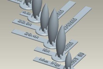 starten Sie Fahrzeug-Infografik Bildung Raum Rakete Infografik 3d print model - Mito3D