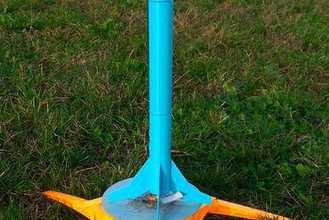 launchable model rocket toys 3d print model - Mito3D
