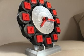 learning clock Education kids times 3d print model - Mito3D
