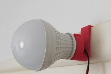 LED ampoule titulaire soutien 12v lampe support 3D print model - Mito3D