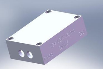 led light strip junction box your home 3d print model - Mito3D