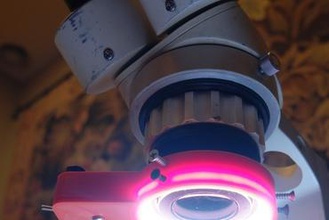 anel do diodo emissor iluminador inspeção microscópio gadget de som milwaukee makerspace 3d print model - Mito3D