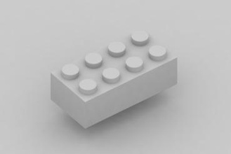lego mattoncino 2x4 Stampante 3d di parti miglioramenti mattoni 3d print model - Mito3D