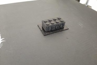 lego brick font education 3d print model - Mito3D