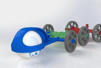 lego tren sphero gadget 3d print model - Mito3D