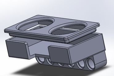 lego sensor ultra-sônico titular hc-sr04 criador de diy ultra-som raspberry pi robôs 3D print model - Mito3D