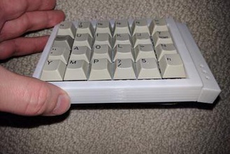 let's split v2 - retro case other keyboard mechanical 3d print model - Mito3D