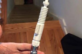 light saber tap handle your home keg beer 3d print model - Mito3D