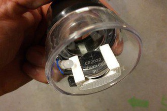 light up loupe maker diy battery holder cell led magnifying glass magnifier biology watchmaker 3d print model - Mito3D