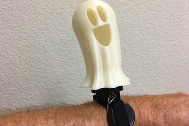 lighted motorized halloween ghost bracelet jewelry 3D print model - Mito3D
