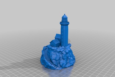 Leuchtturm Geocache Geocaching 3D print model - Mito3D
