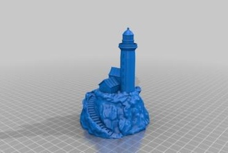 Leuchtturm Geocache Geocaching 3d print model - Mito3D