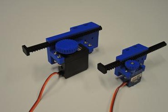 linear servo actuators gadget actuator diy 3d printed printing 3d print model - Mito3D